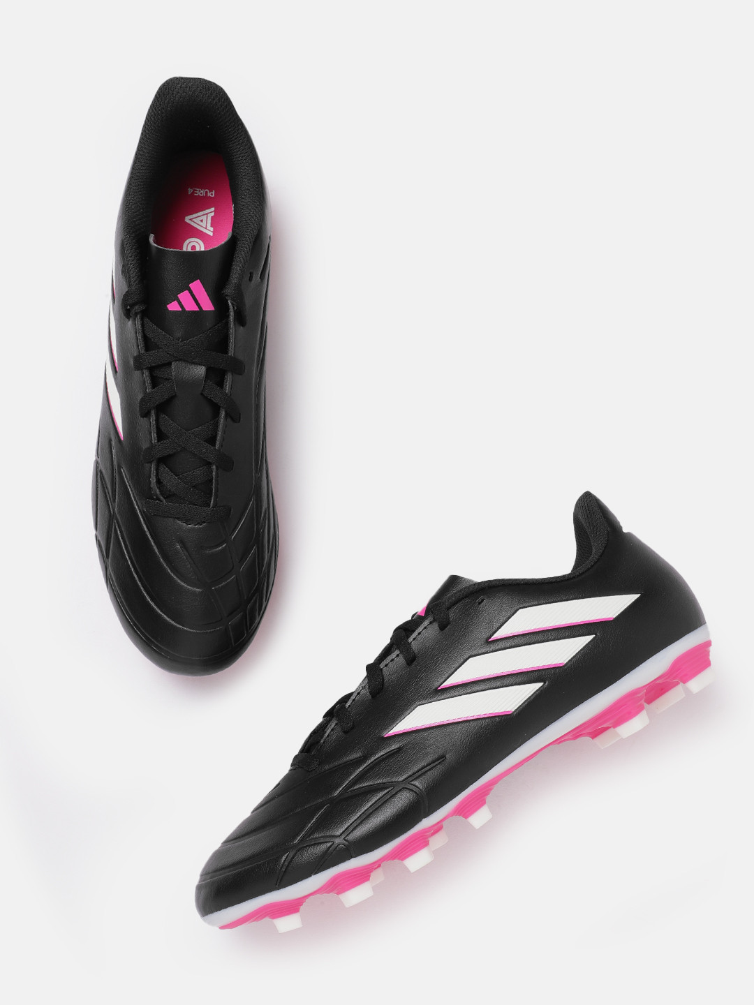 

ADIDAS Unisex Copa Pure.4 FxG Football Shoes, Black