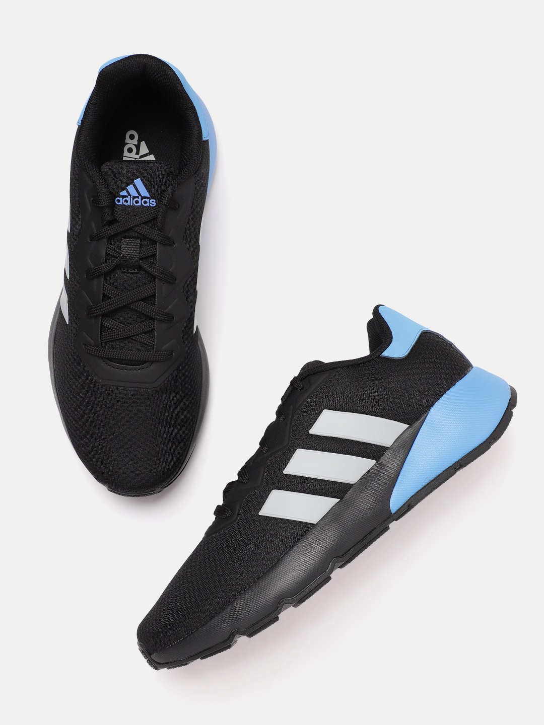 

ADIDAS Men Striped Amalgo M Running Shoes, Black