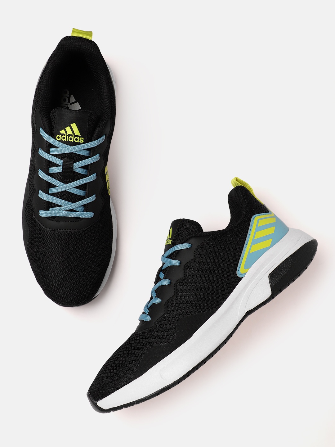 

ADIDAS Men Woven Design Immute Running Shoes, Black