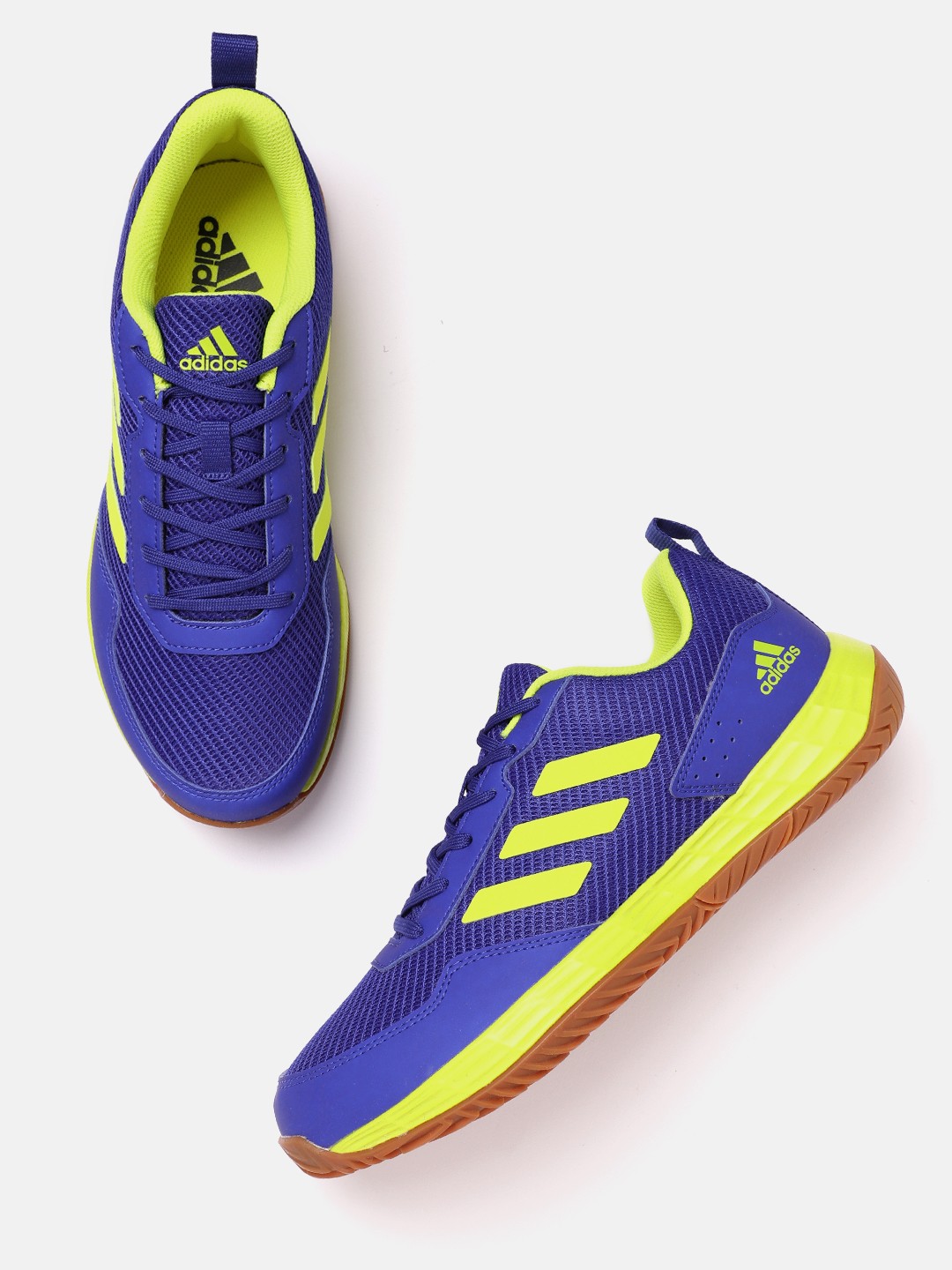 

ADIDAS Men Faztcort Indoor Star Training or Gym Shoes, Blue