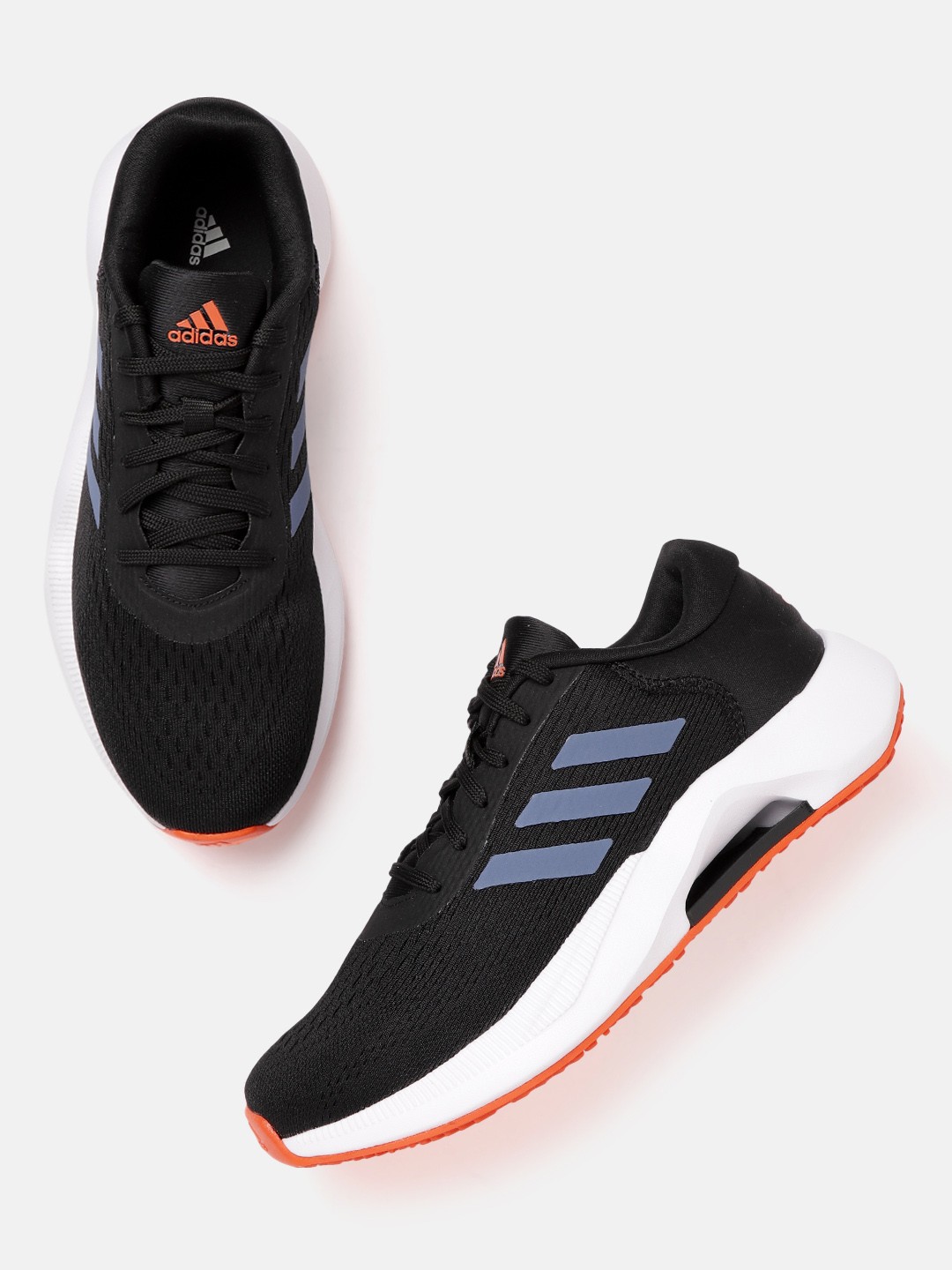 

ADIDAS Men Woven Design Astor Run Shoes, Black