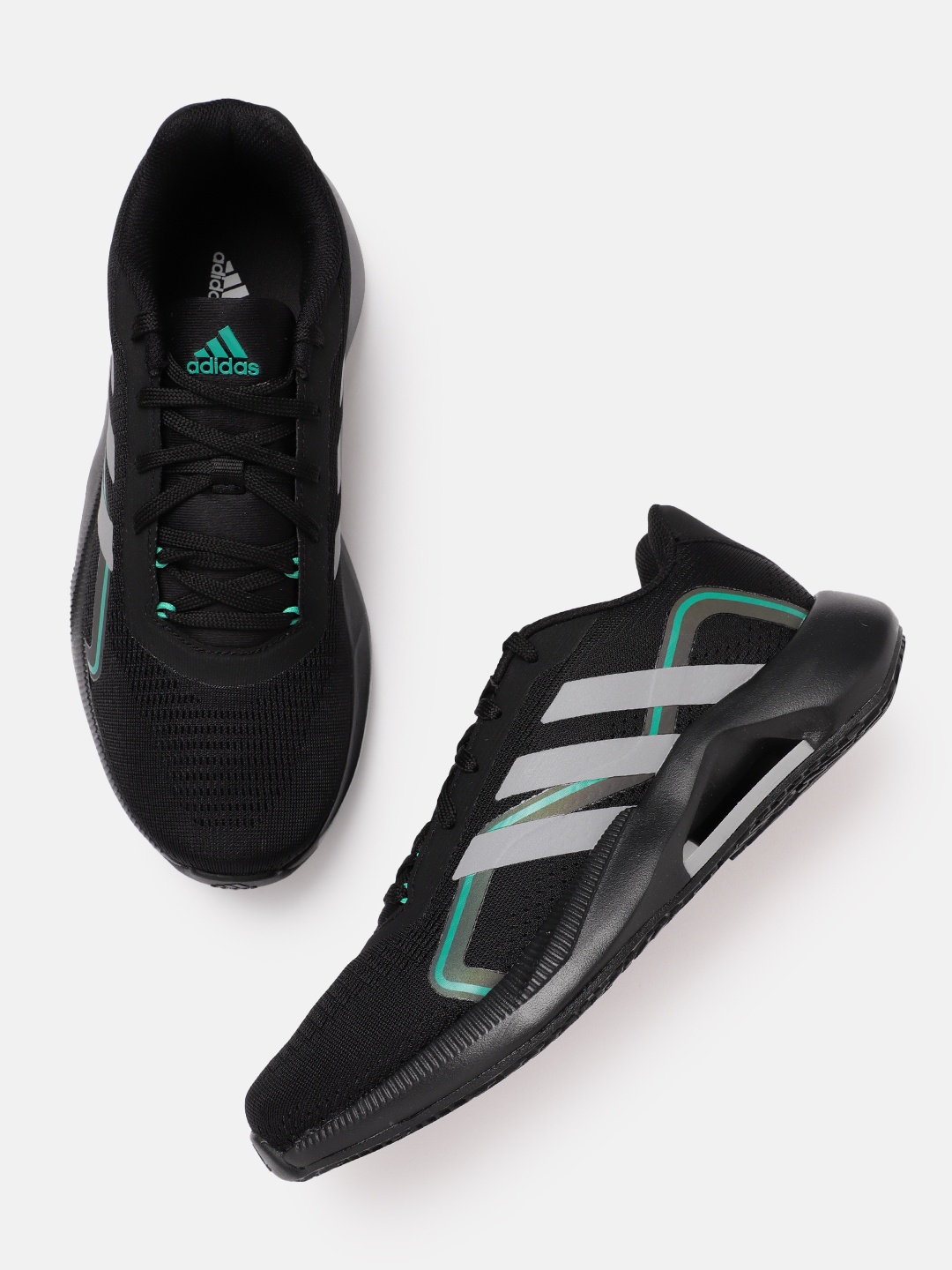 

ADIDAS Men Woven Design Sterlinn Running Shoes, Black