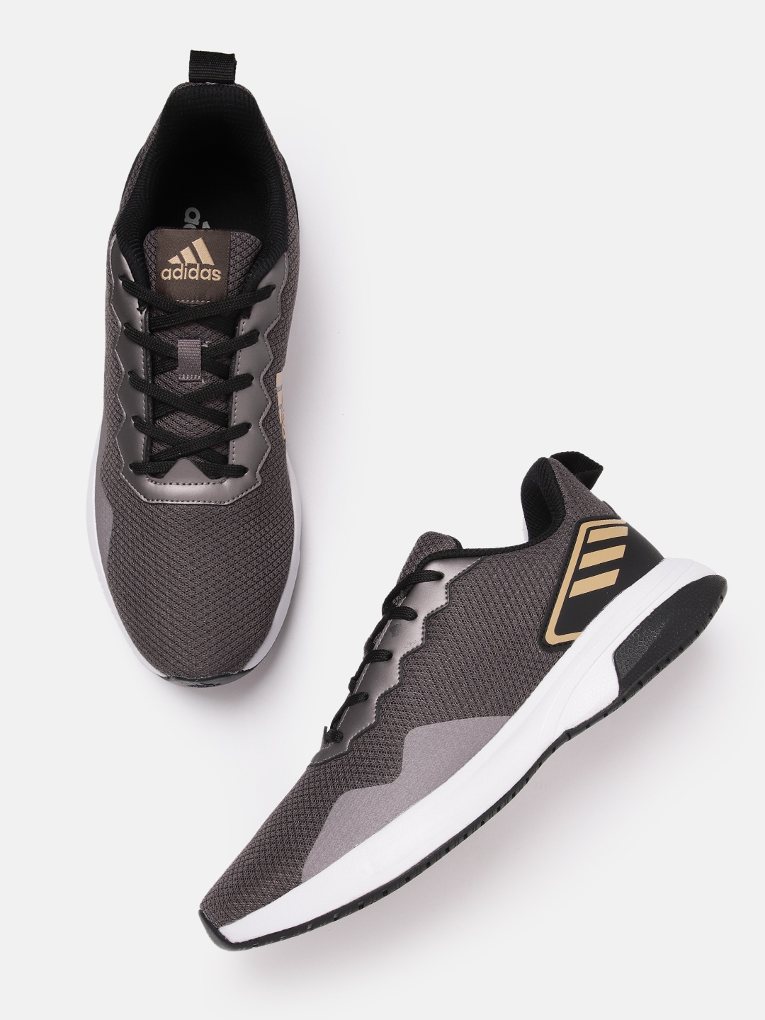 

ADIDAS Men Woven Design Immute Running Shoes, Grey