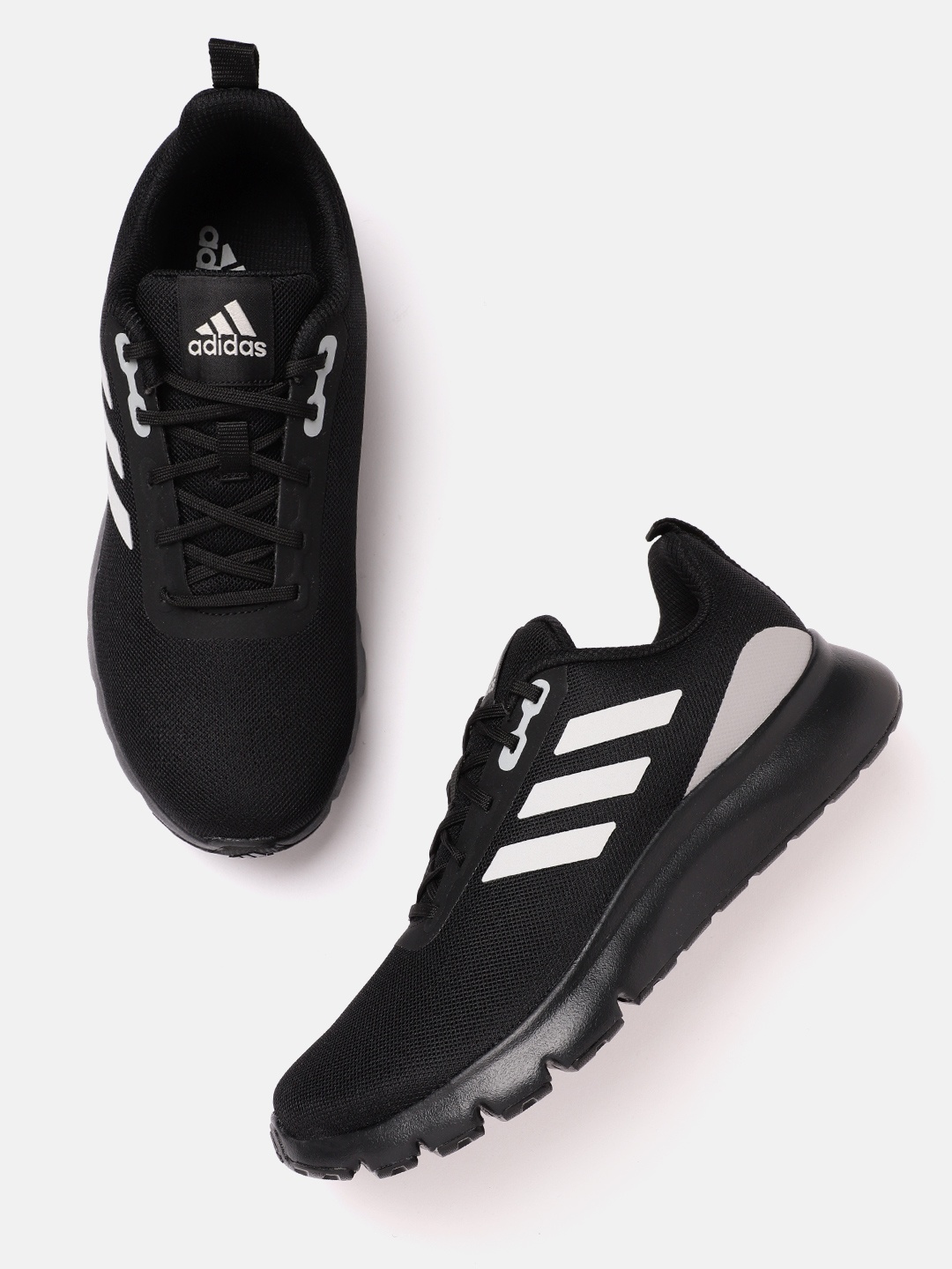 

ADIDAS Men Woven Design Halicon Walking Shoes, Black