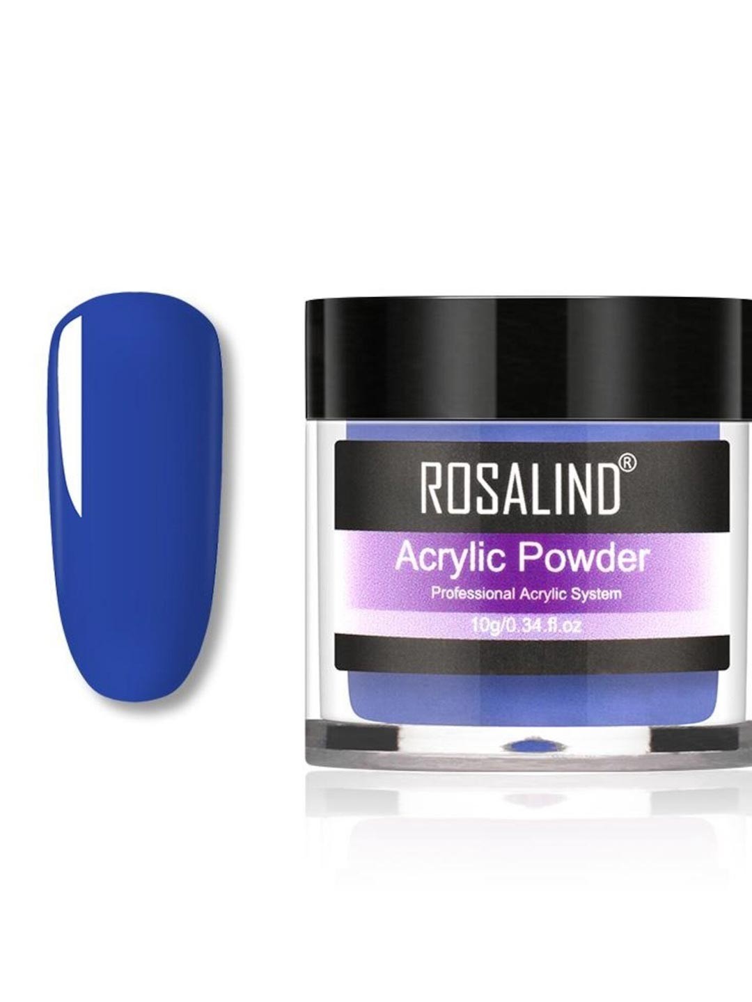

ROSALIND Acrylic Powder Poly Nail Gel Extension Builder Nail Art Gel 10 g - 207, Blue