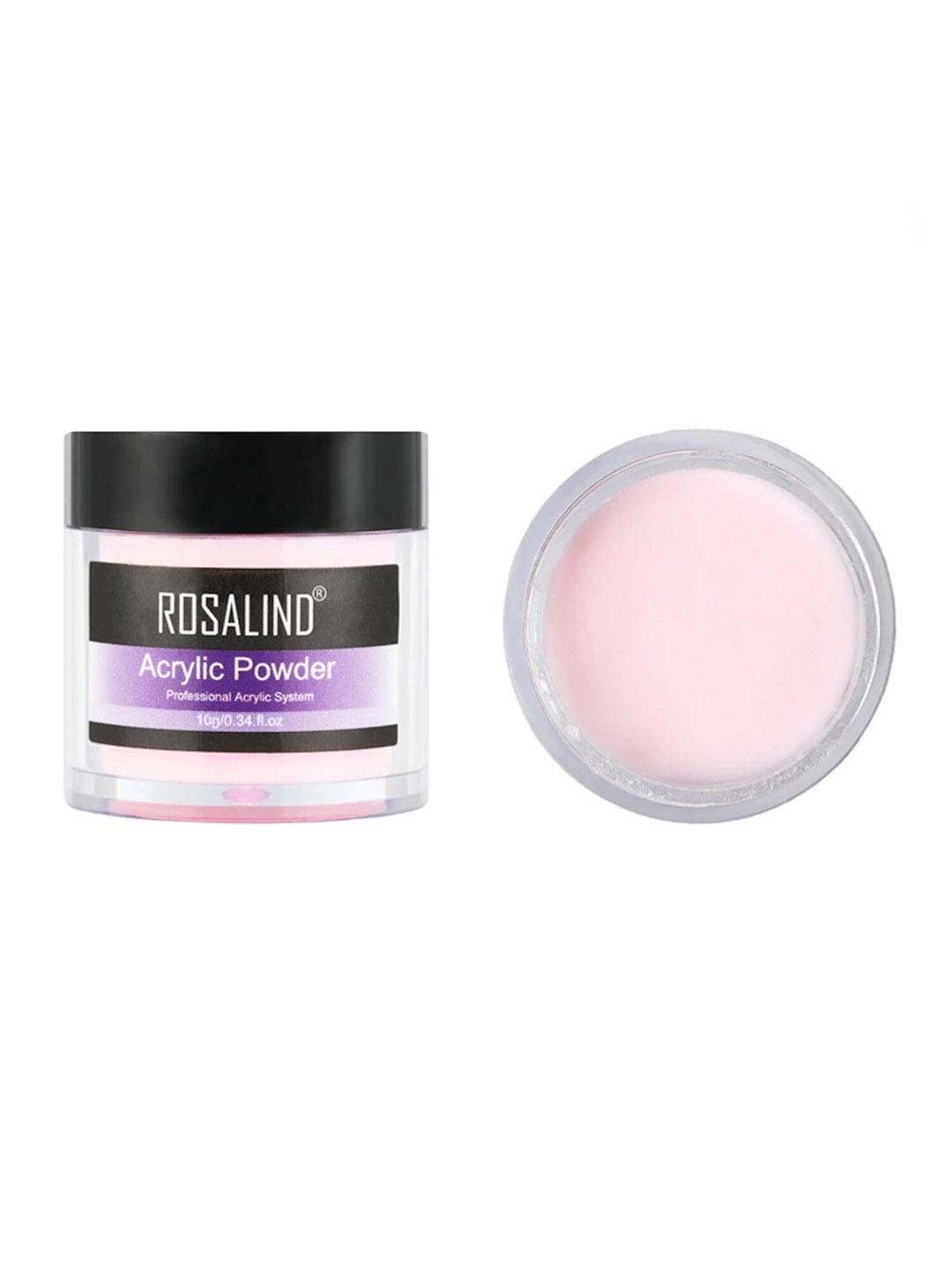 

ROSALIND Acrylic Powder Poly Nail Gel Extension Builder Nail Art Gel 10 g - 102, Pink