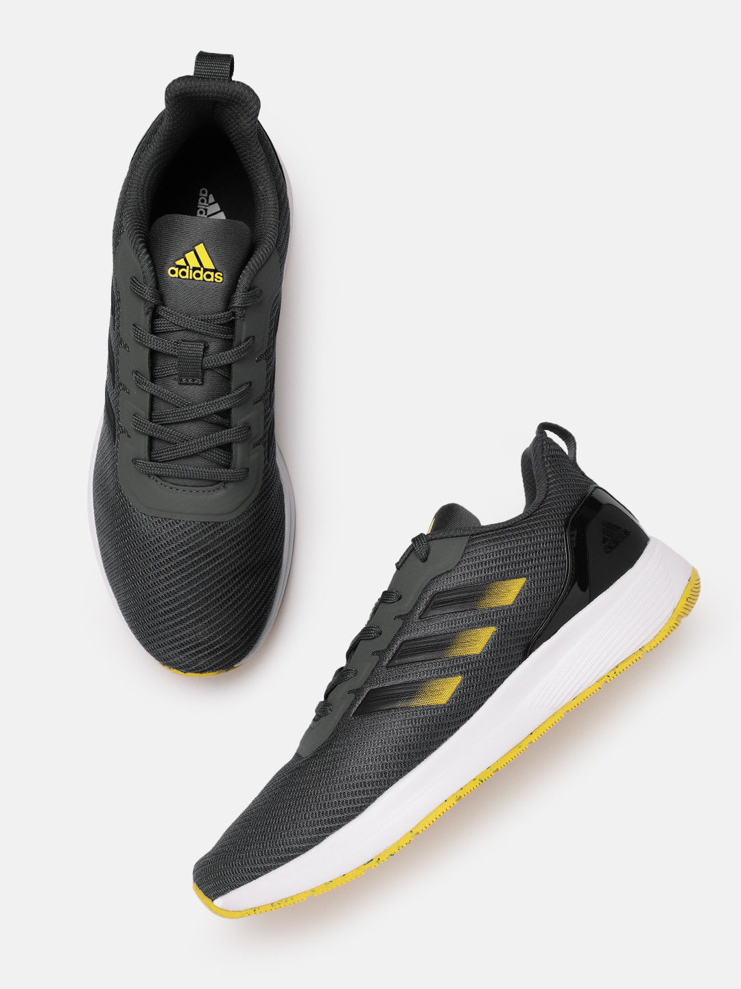 

ADIDAS Men Woven Design Valrun Shoes, Charcoal