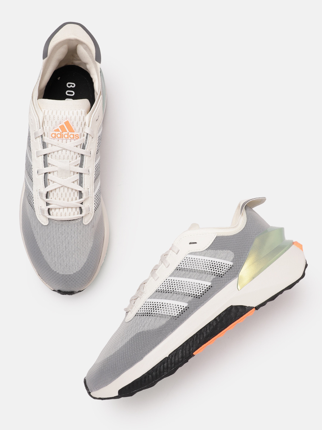 

ADIDAS Unisex Woven Design Avryn Running Shoes, Grey