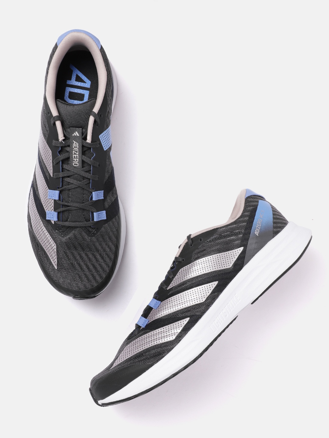 

ADIDAS Unisex Adizero RC 5 Running Shoes, Grey