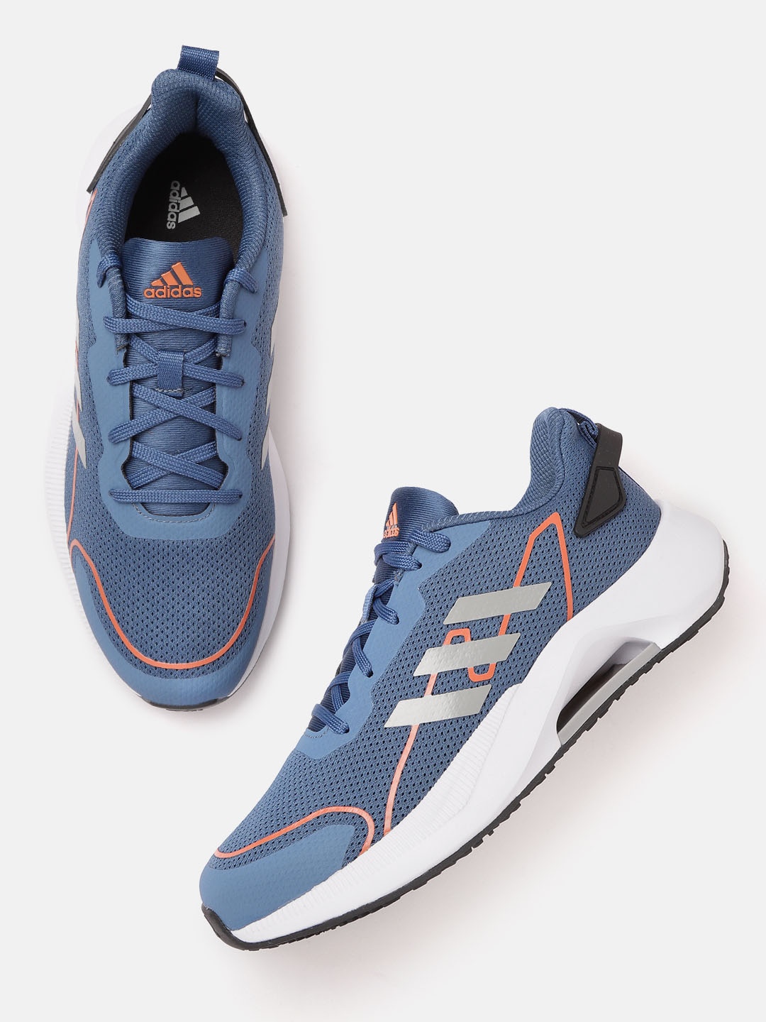 

ADIDAS Men Woven Design Run Crypt Running Shoes, Blue