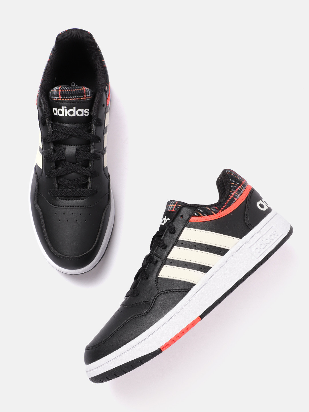 

ADIDAS Men Hoops 3.0 Basketball Shoes, Black