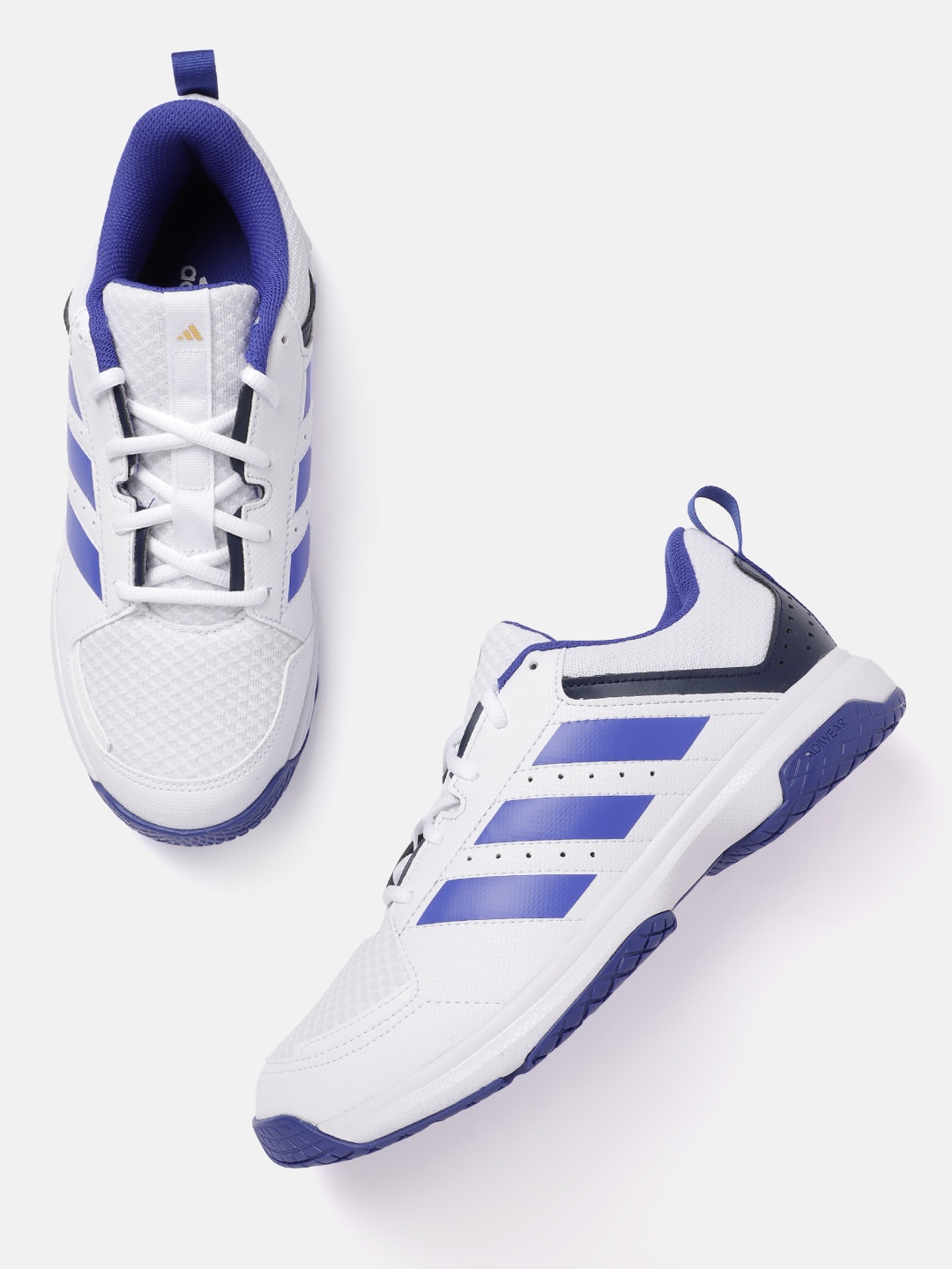 

ADIDAS Men Woven Design Ligra 7 Training or Gym Shoes, White