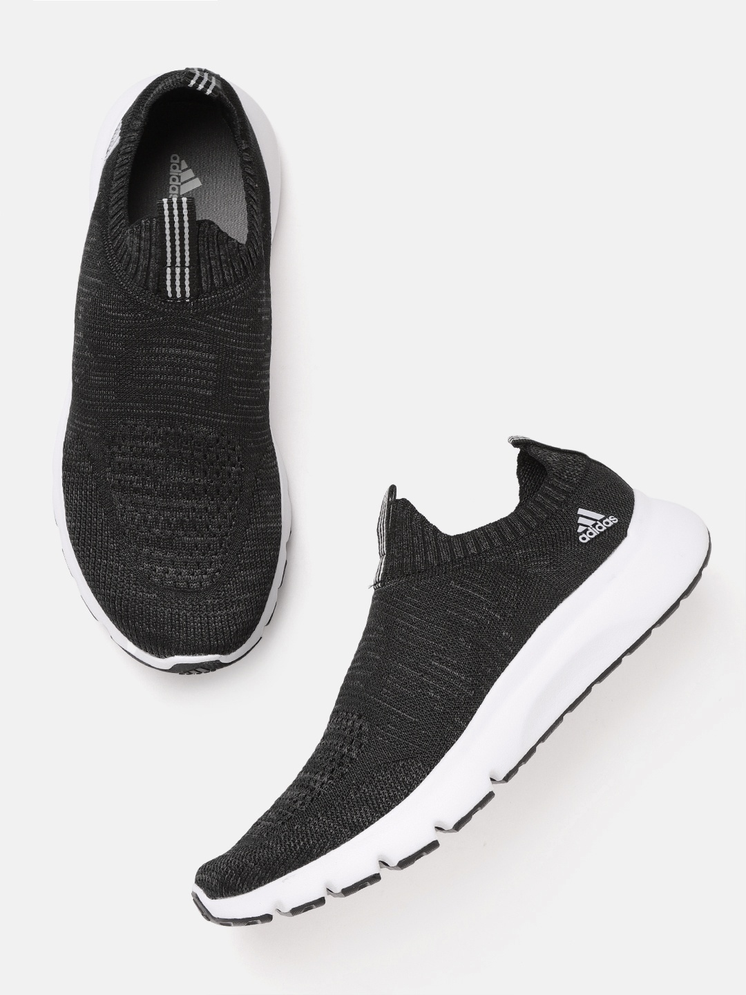 

ADIDAS Men Woven Design Sleet Walk Shoes, Black