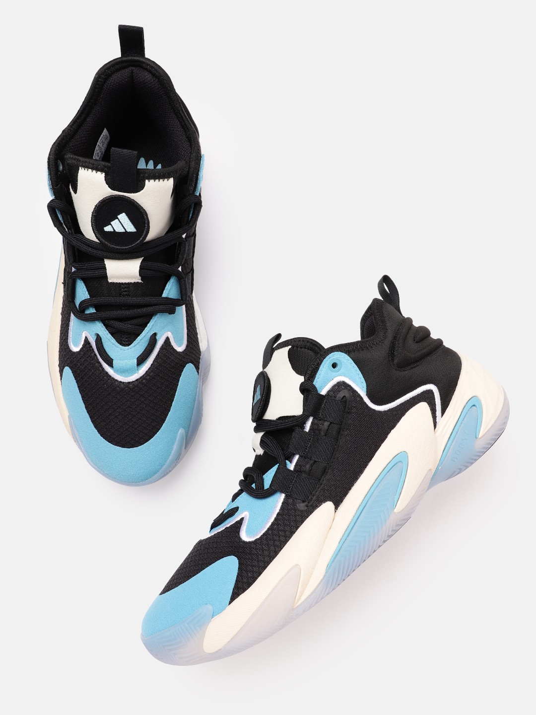 

ADIDAS Unisex Colourblocked BYW Select Basketball Shoes, Black