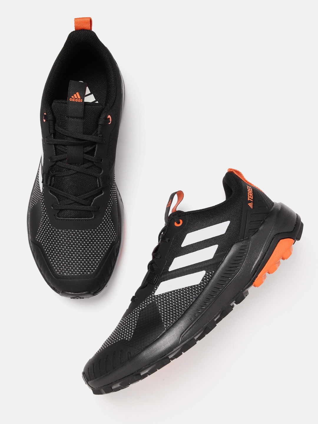 

ADIDAS Men Woven Design Adiaxis Trekking Shoes, Black