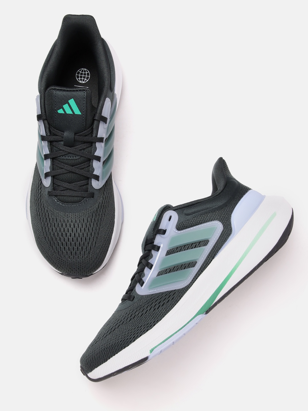 

ADIDAS Men Woven Design Ultrabounce Running Shoes, Grey
