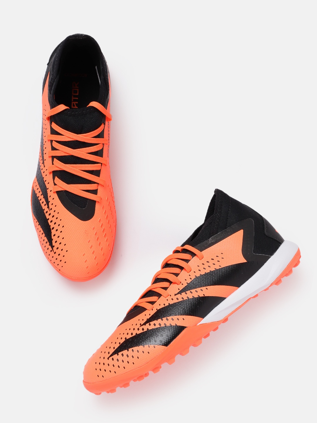 

ADIDAS Unisex Printed Predator Accuracy.3 TF Football Shoes, Orange