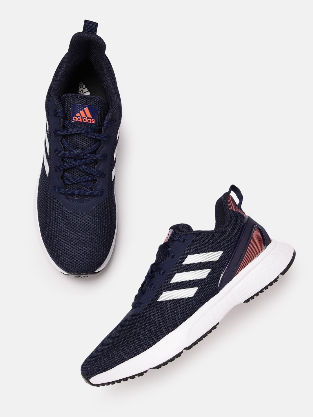 

ADIDAS Men Woven Design RunAlly Running Shoes, Navy blue