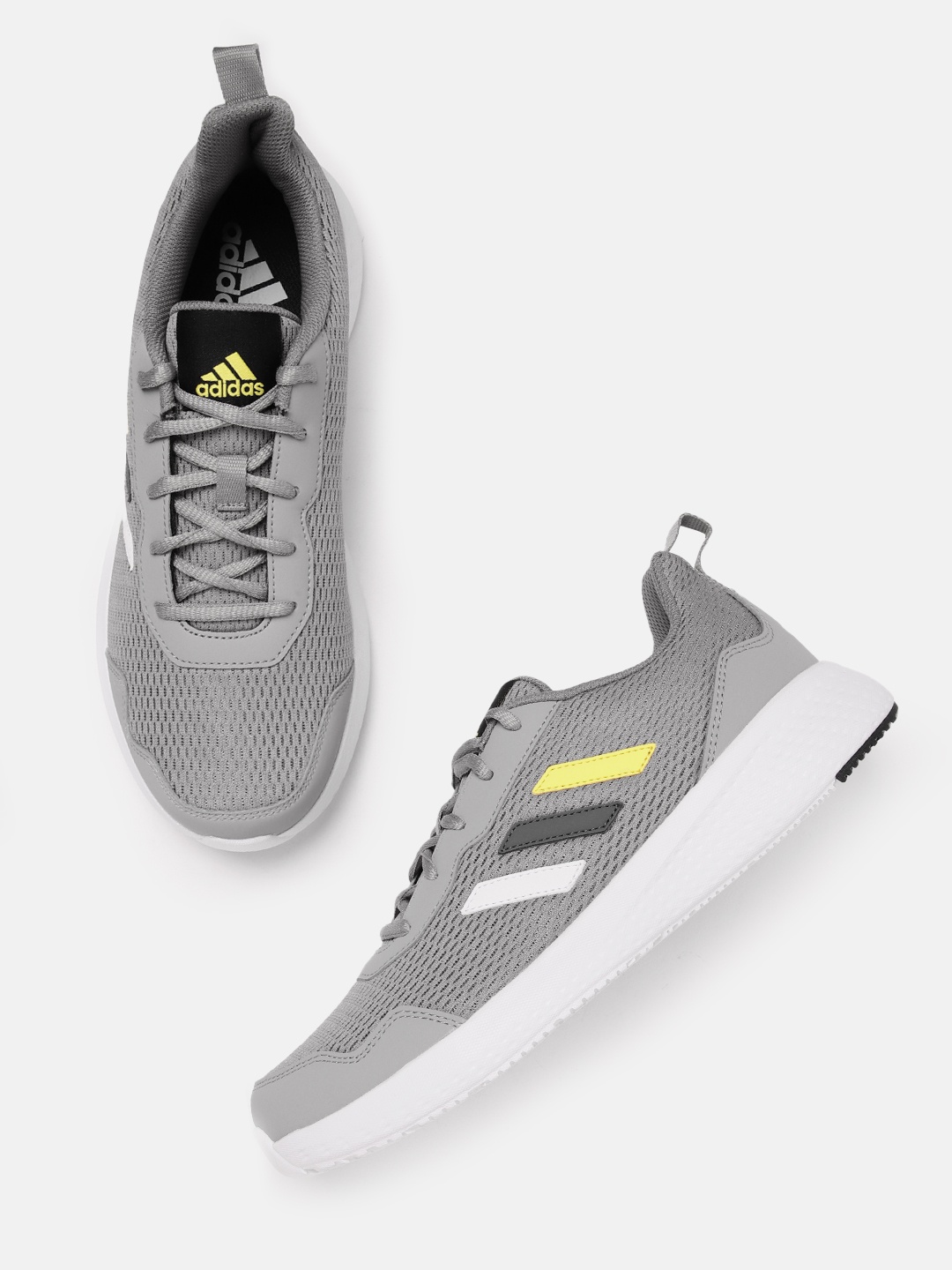 

ADIDAS Men Woven Design Pep Run Shoes, Grey