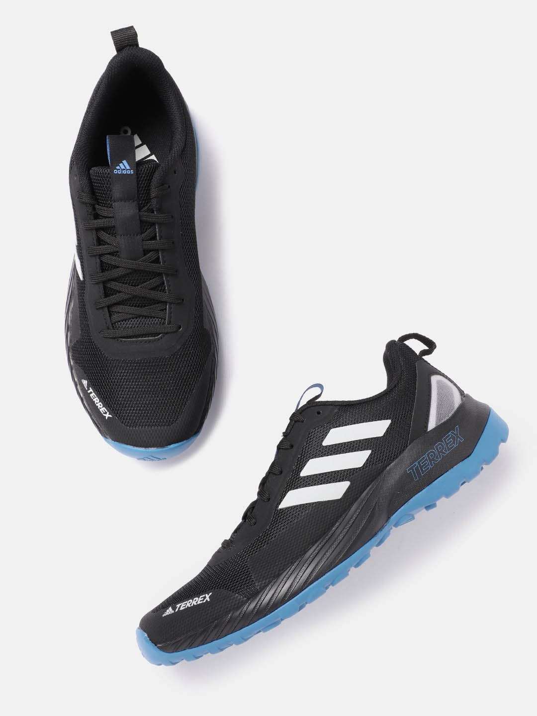 

ADIDAS Men Woven Design Nordino Super Trekking Shoes, Black