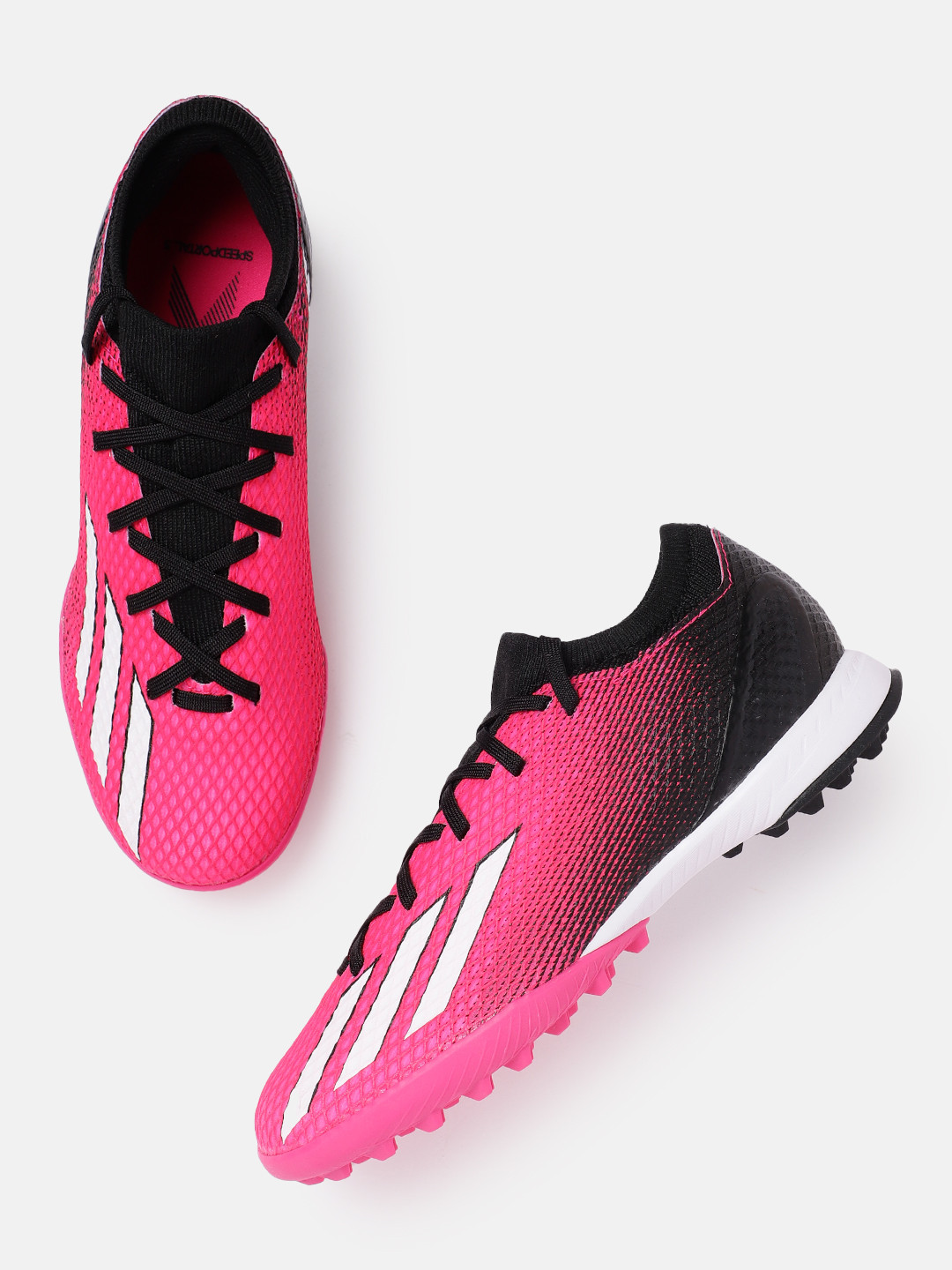 

ADIDAS Unisex Textured & Printed X Speedportal.3 FG Football Shoes, Fuchsia