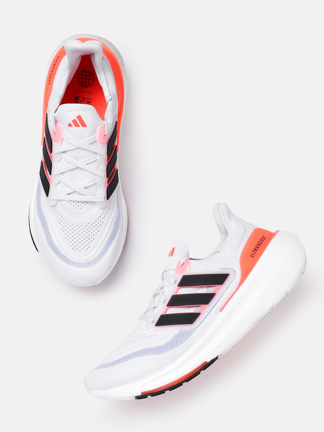 

ADIDAS Unisex Woven Design Ultraboost Light Running Shoes, White