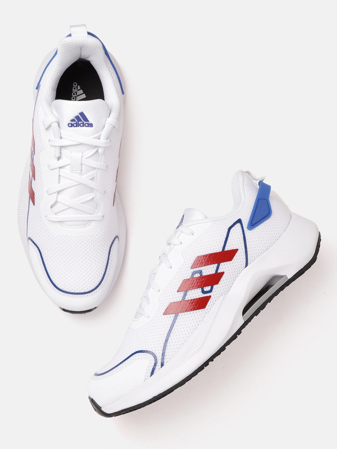 

ADIDAS Men Woven Design Run Crypy Running Shoes, White