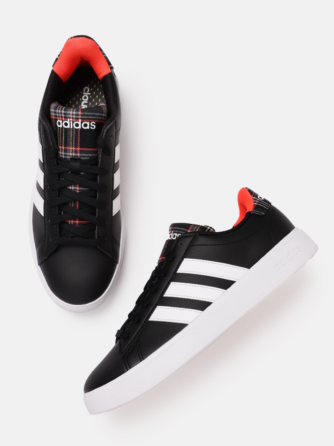 

ADIDAS Men Grand Court 2.0 Tennis Shoes, Black