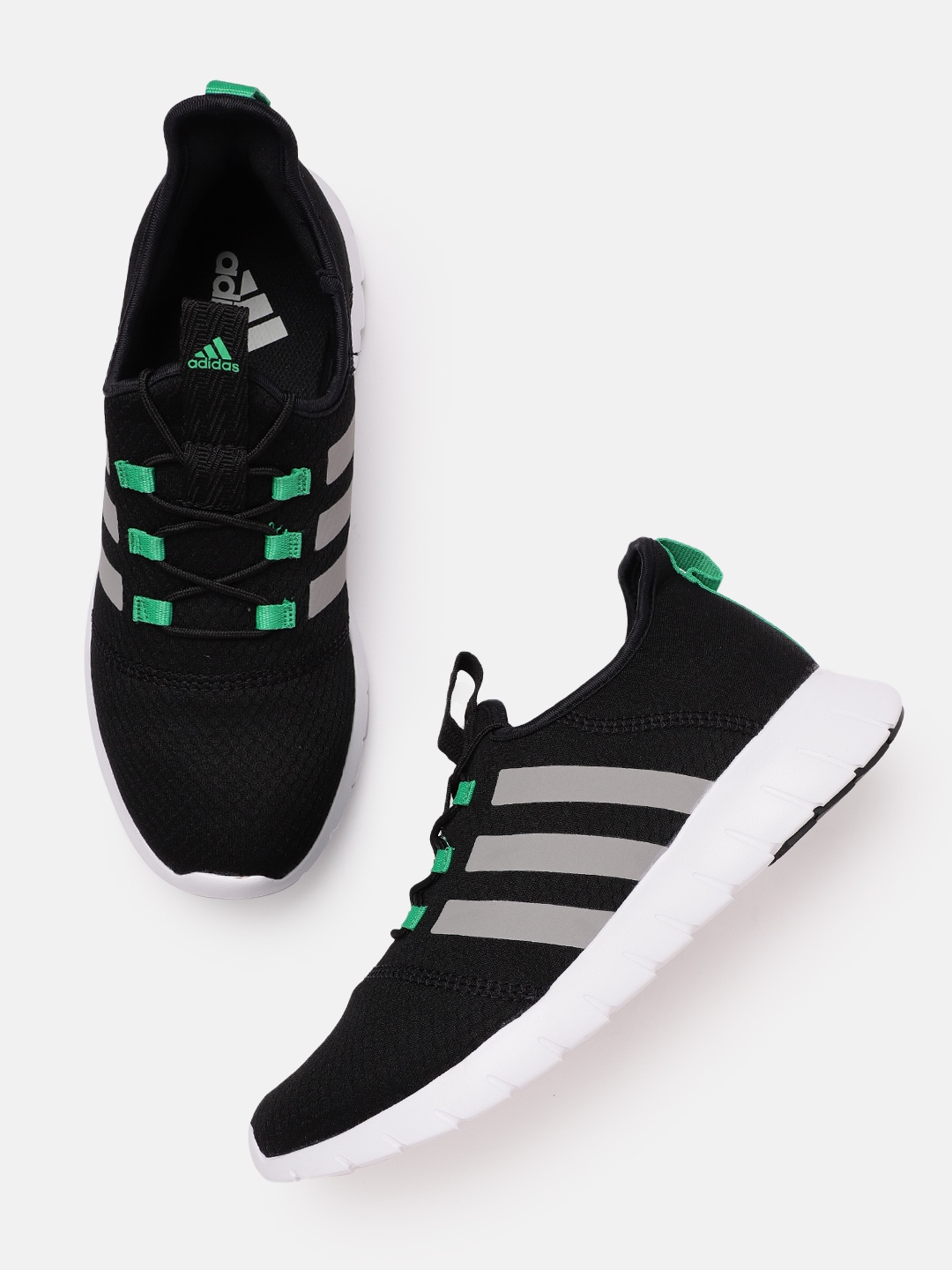

ADIDAS Men Woven Design Raygun Running Shoes, Black