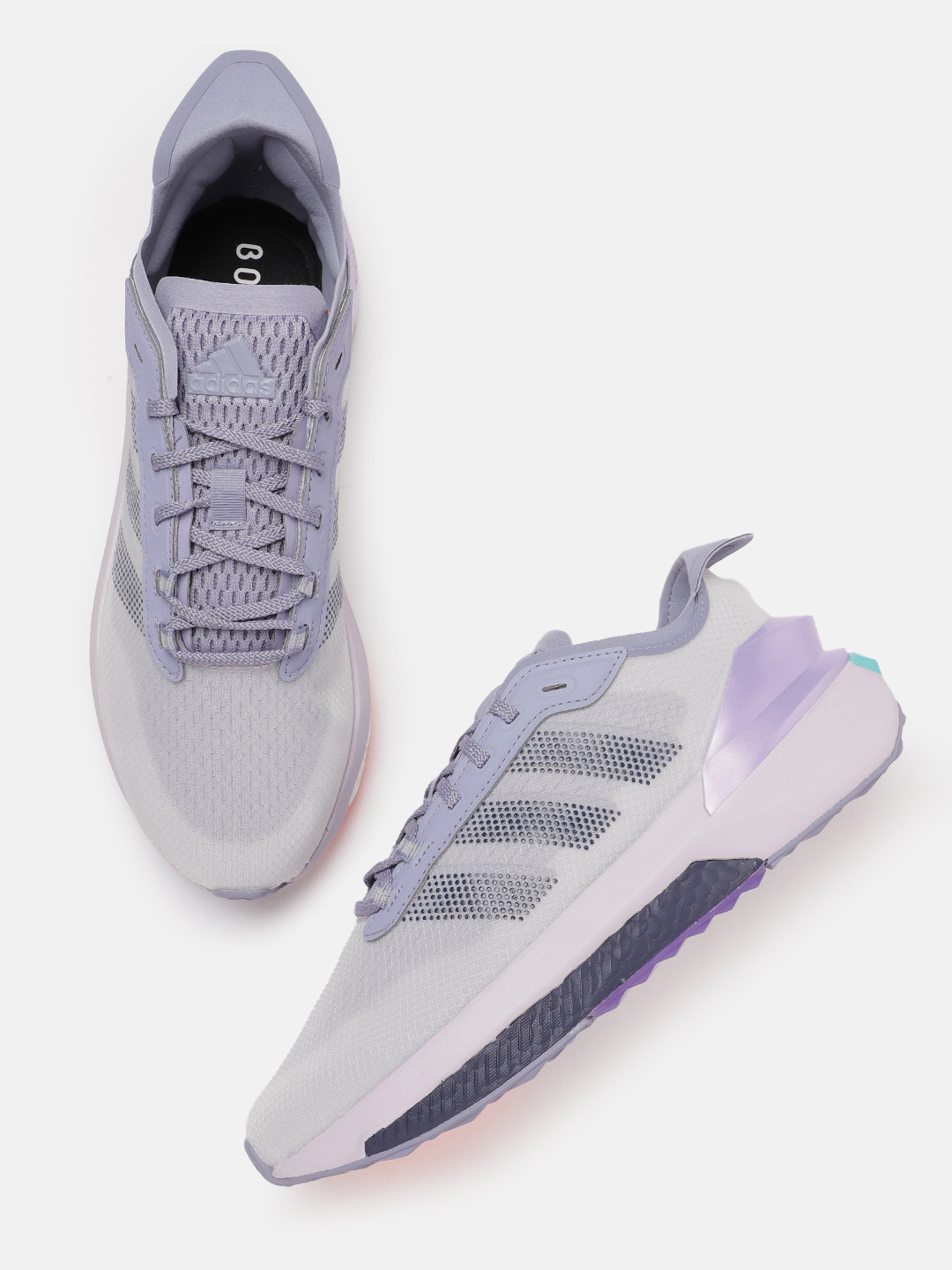

ADIDAS Unisex Woven Design Avryn Running Shoes, Lavender