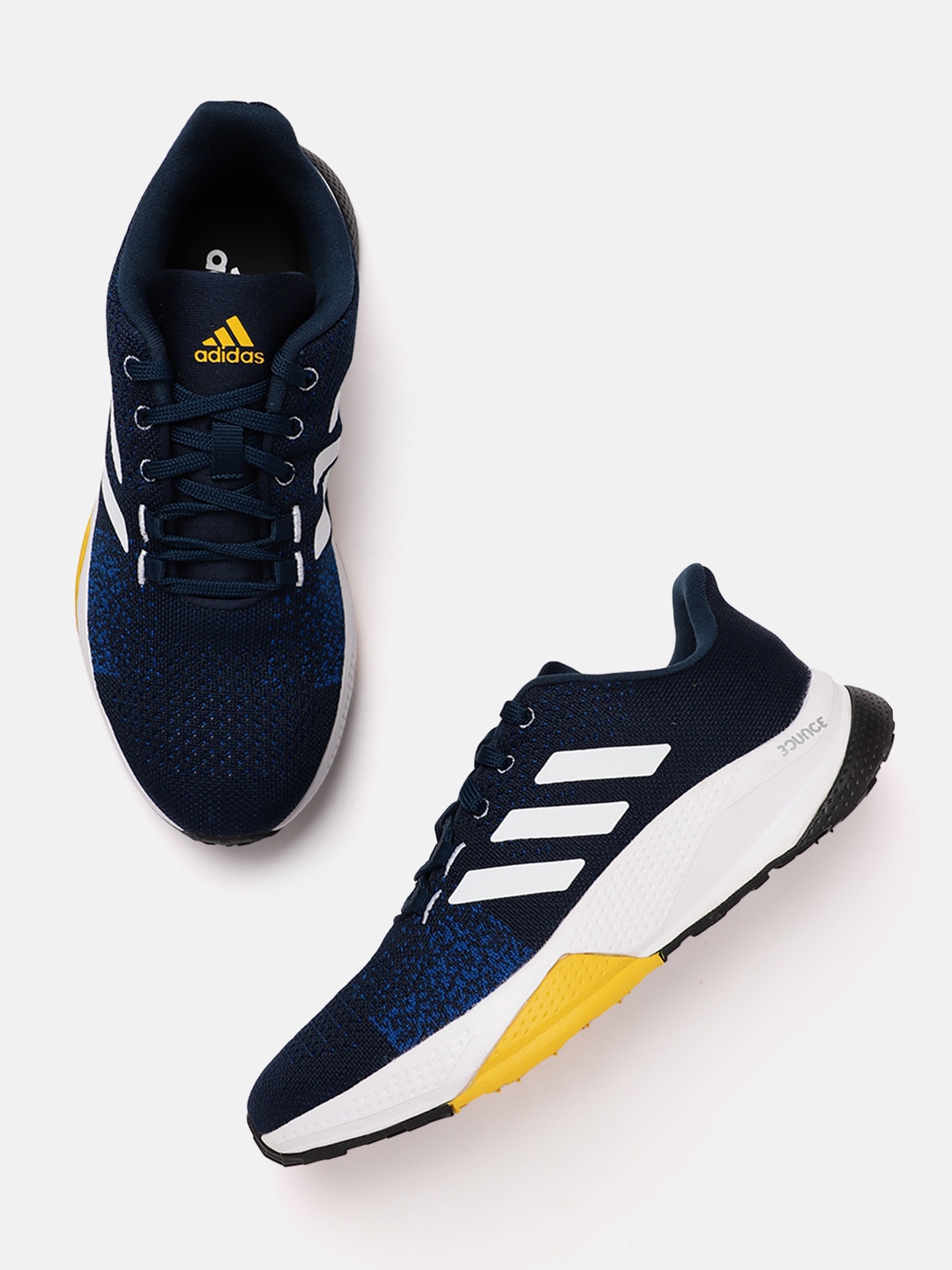 

ADIDAS Men Woven Design Saber Run Running Shoes, Navy blue
