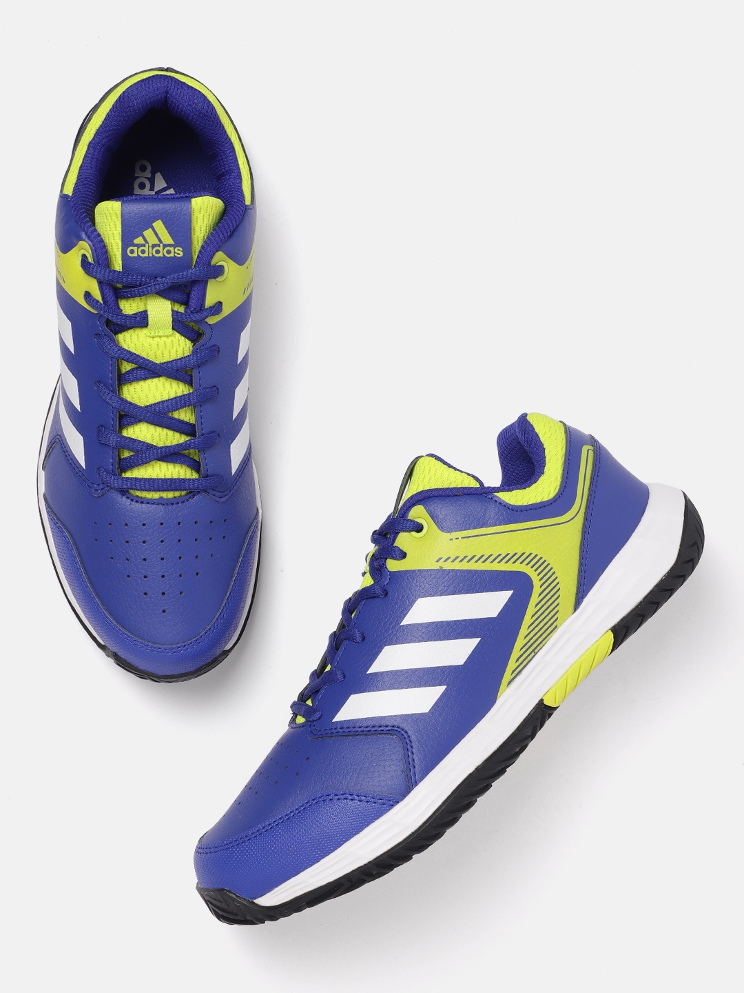 

ADIDAS Men Perforated Detail Oncort Tennis Star Shoes, Blue
