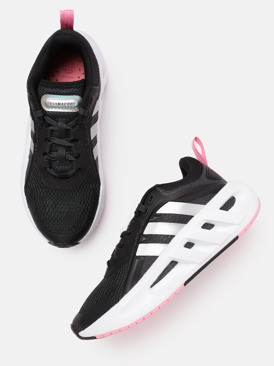 

ADIDAS Women Woven Design Ventador Climacool Running Shoes, Black