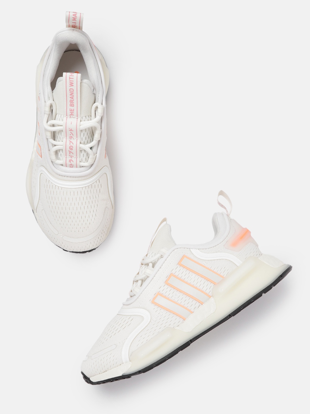 

ADIDAS Originals Women Woven Design NMD_V3 Sneakers, Off white