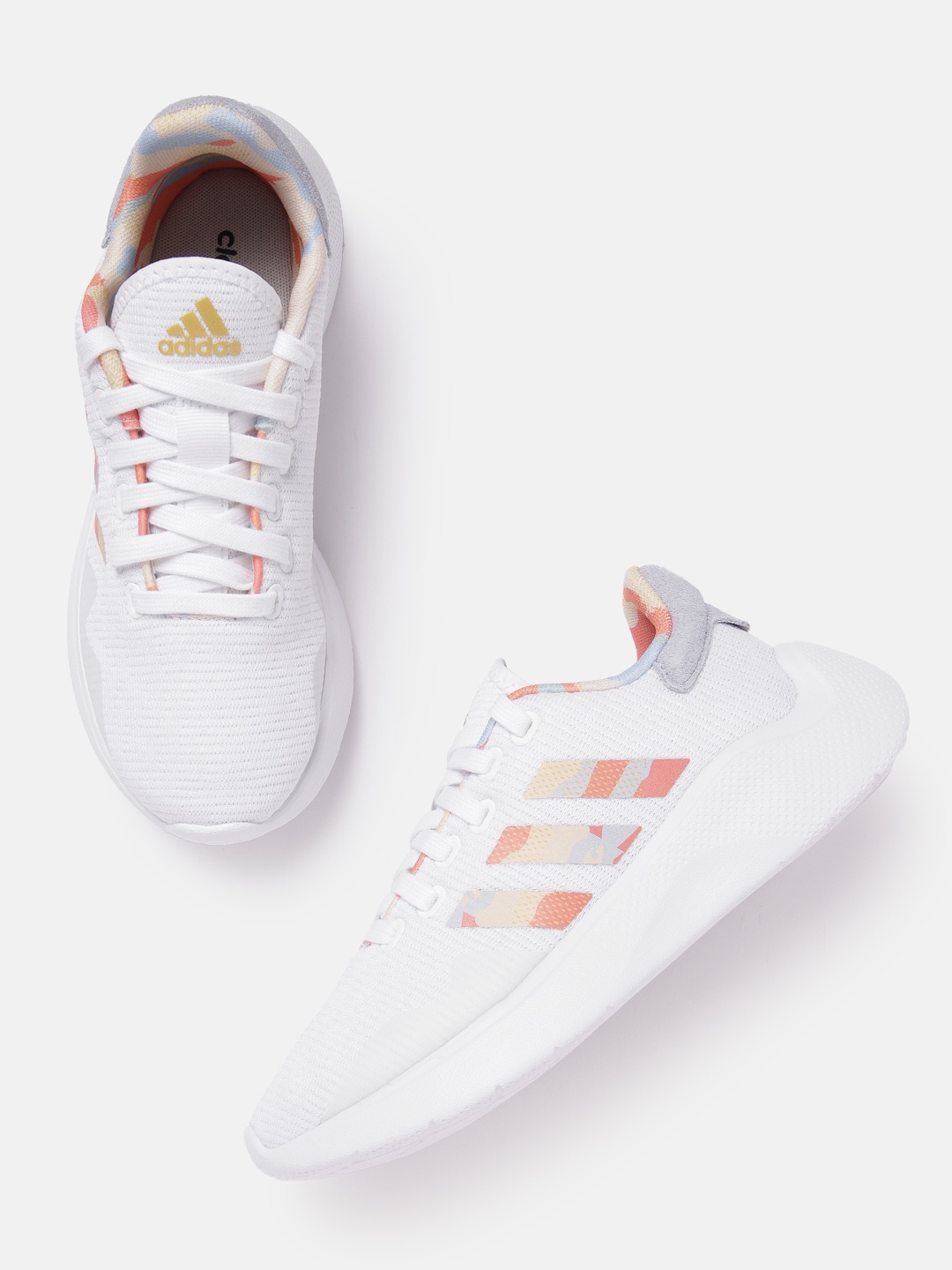 

ADIDAS Women Woven Design Pure Motion 2.0 Running Shoes, White