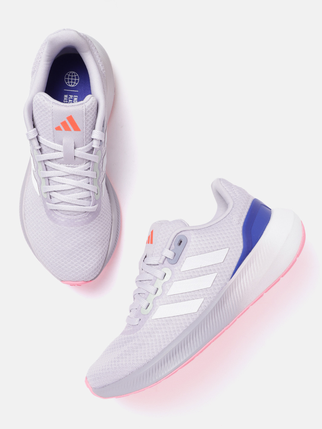 

ADIDAS Women Woven Design Runfalcon 3 Running Shoes, Lavender