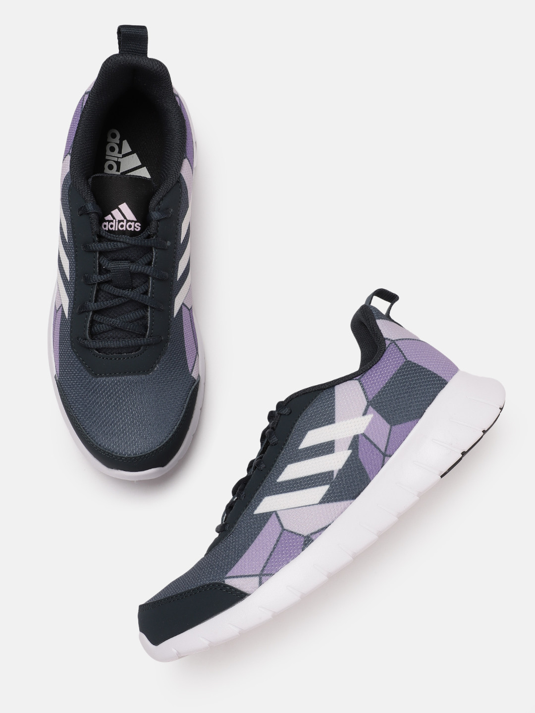 

ADIDAS Women Printed Levato Running Shoes, Grey