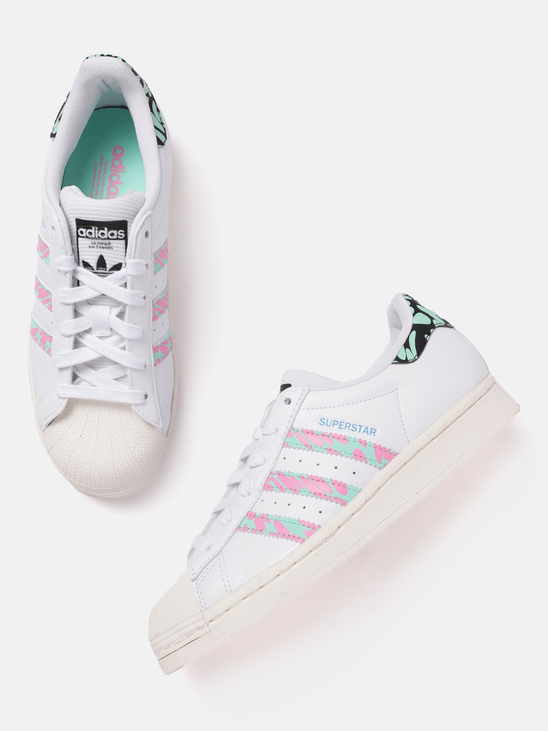 

ADIDAS Originals Women Leather Superstar Sneakers, White