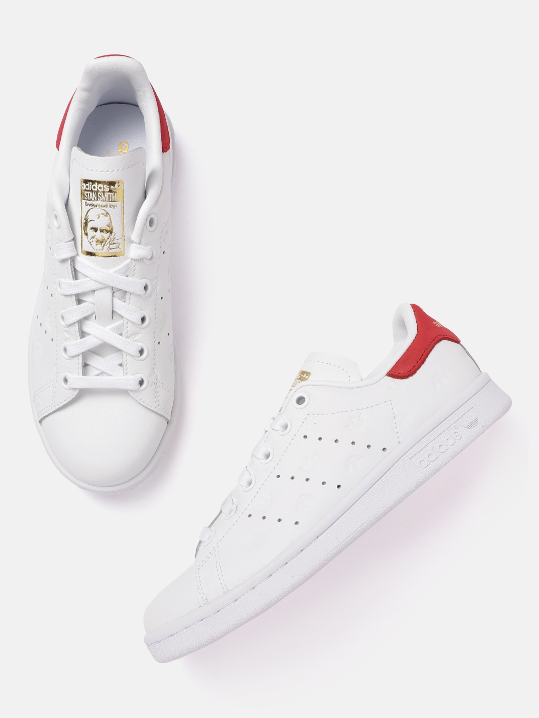 

ADIDAS Originals Women Leather Stan Smith Sneakers, White