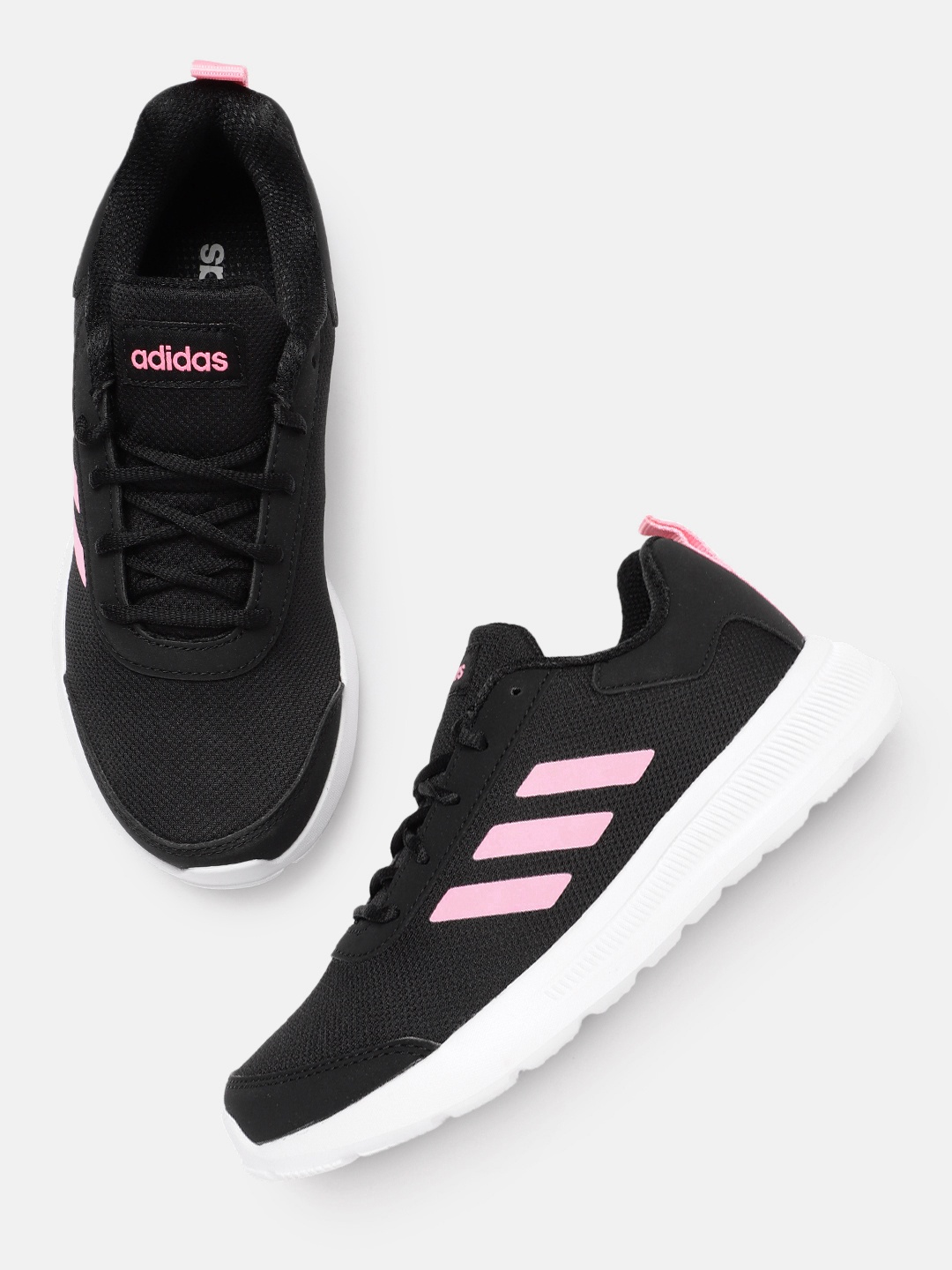 

ADIDAS Women Woven Design Glide Ease Running Shoes, Black
