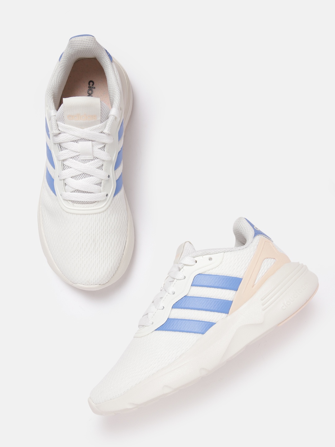 

ADIDAS Women Woven Design Nebzed Running Shoes, White