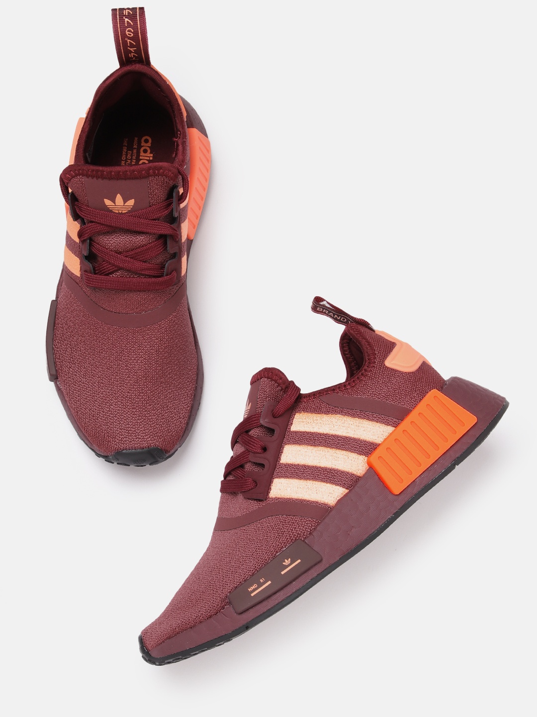 

ADIDAS Originals Women NMD_R1 Sneakers, Maroon