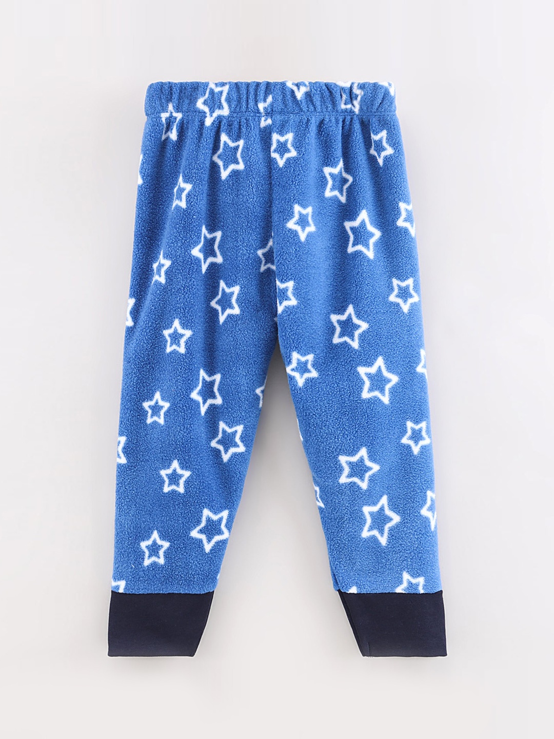 

CrayonFlakes Girls Blue Printed Joggers