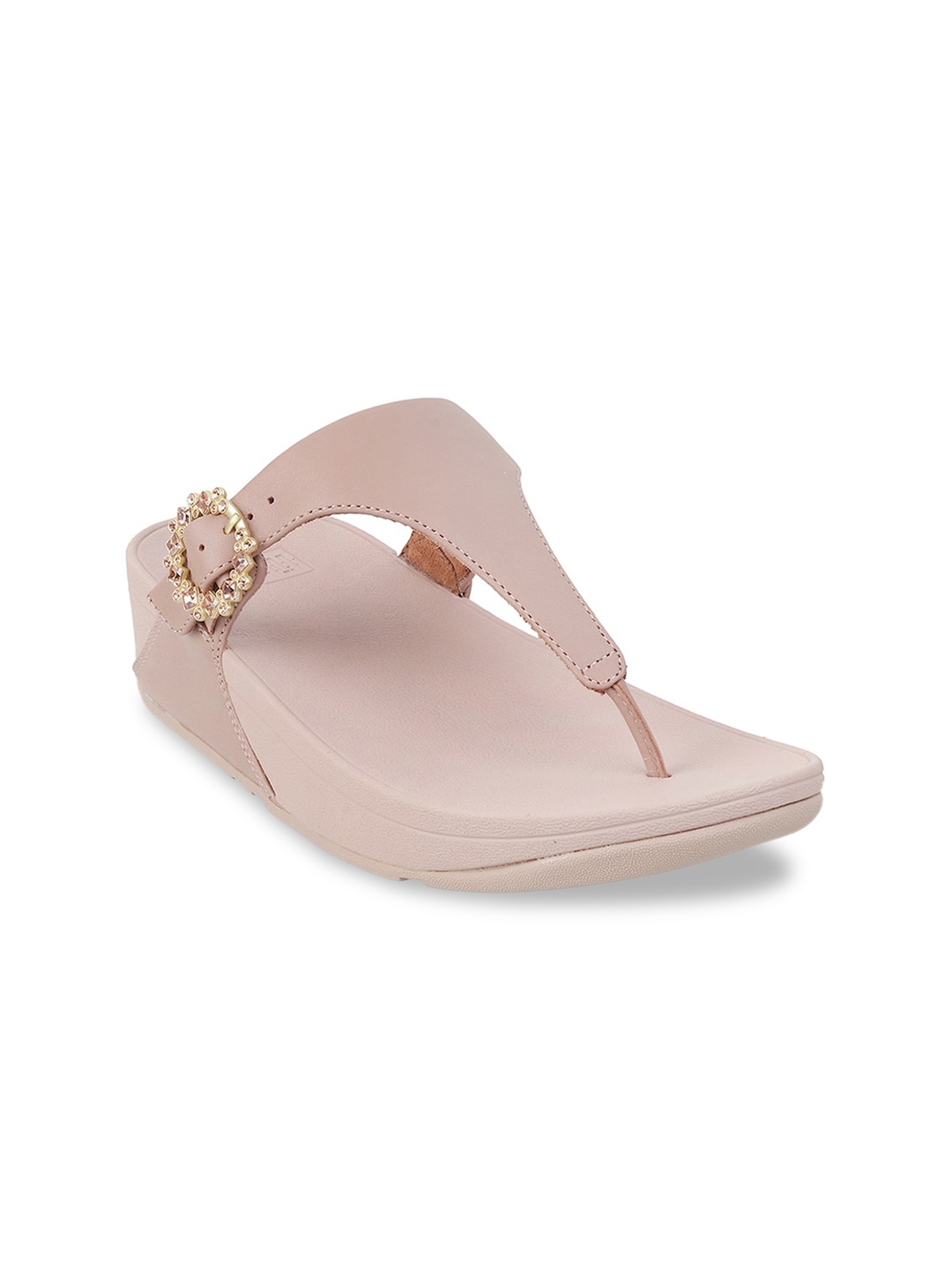 

fitflop Peach-Coloured Embellished Platform Heels