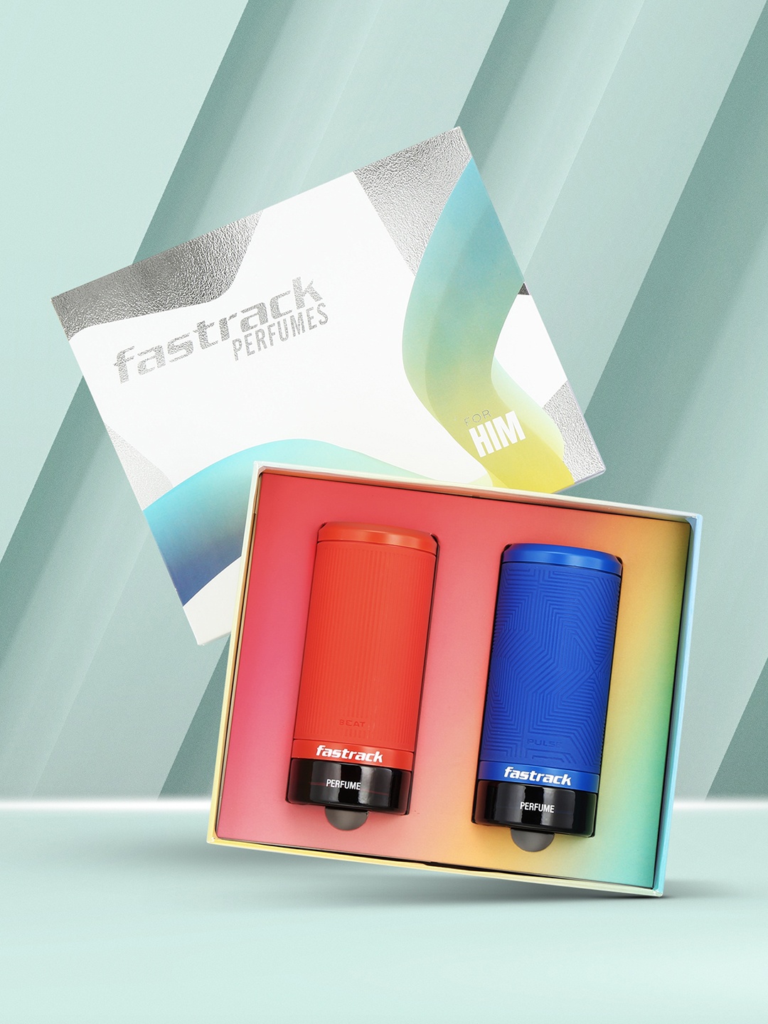 

Fastrack Men Set Of 2 Fragrance Gift Set, Red