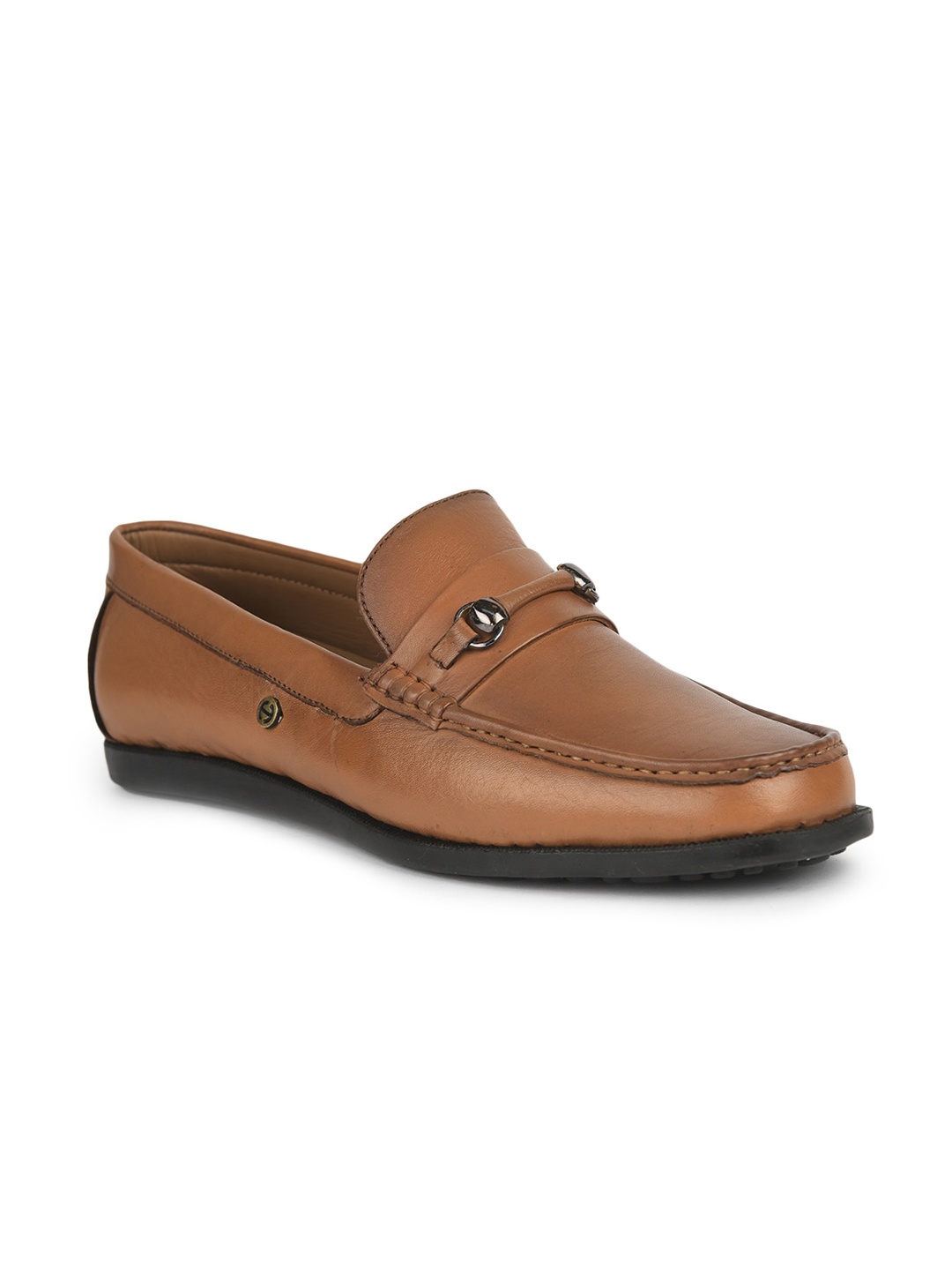 

Liberty Men Tan Brown Solid Slip-Ons