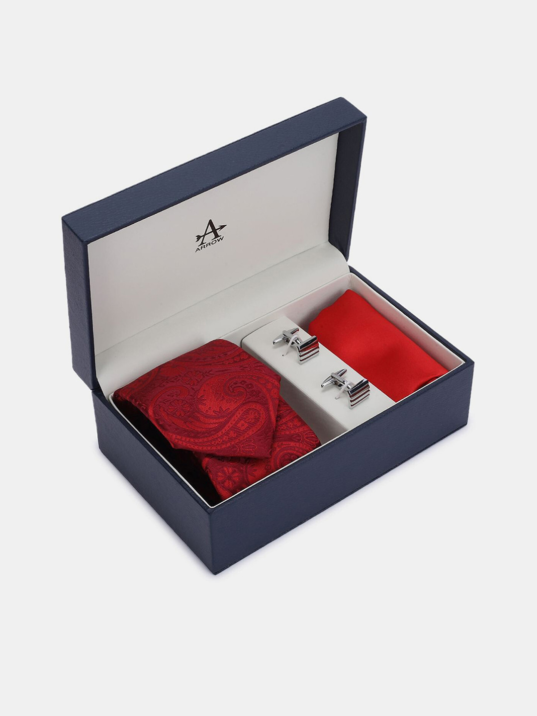

Arrow Men Red Paisley Patterned Accessory Gift Set