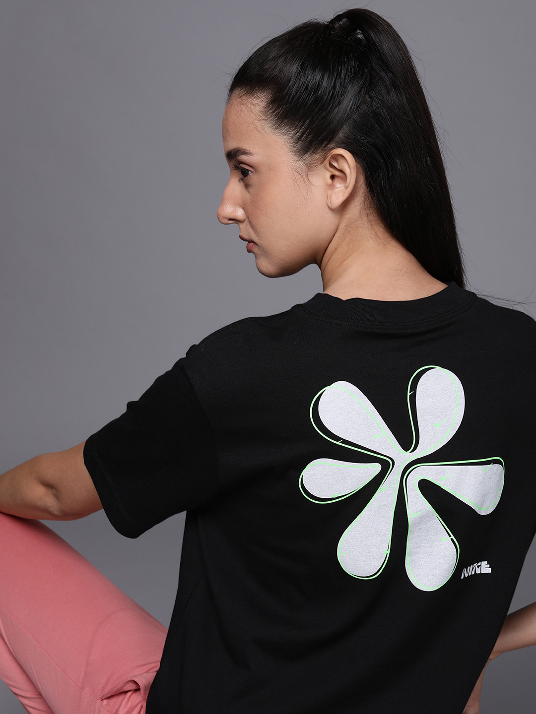 

Nike Women Pure Cotton T-shirt, Black