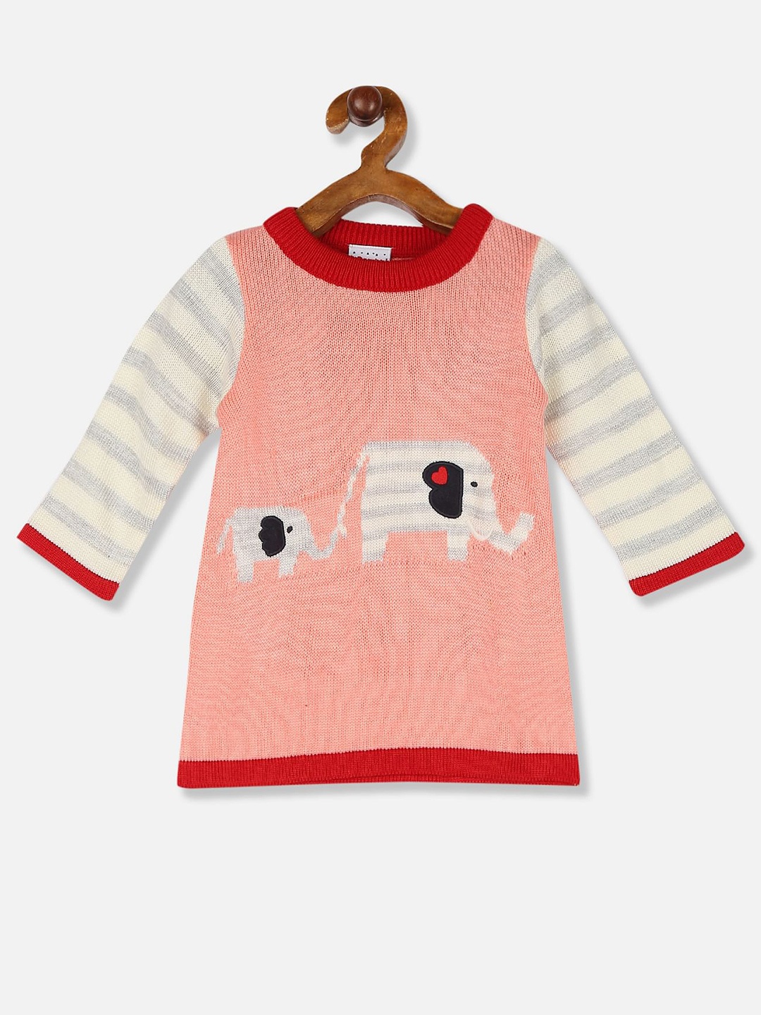 

Donuts Girls Pink & White Printed Pullover