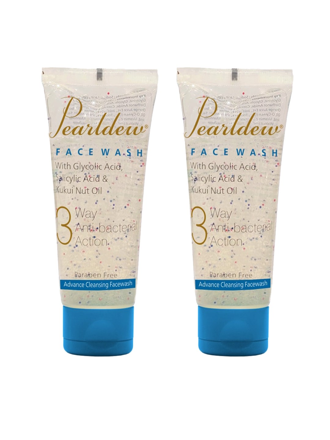 

Pearldew 3 Way Antibacterial Action Pack Of 2 Face Wash 200ml, White